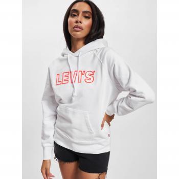 Levi's Damen Sweatshirt Weiß Regular Fit - S