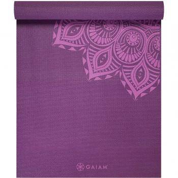 Gaiam Yoga Mat - 6 mm - Lila Mandala