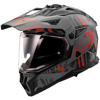 LS2 Casco de Aventura MX702 Pioneer II Crazy