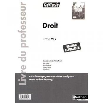 Droit 1re Stmg - Livre Du Professeur