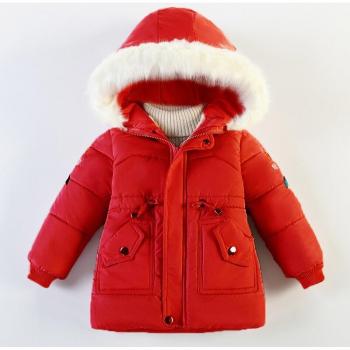Chaqueta con capucha de invierno para pequeñas, diseño gráfico 2022