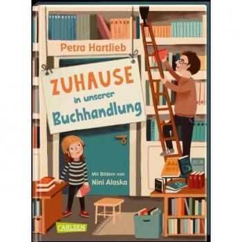 Zuhause in unserer Buchhandlung, Libro per bambini di Petra Hartlieb, Nini Alaska