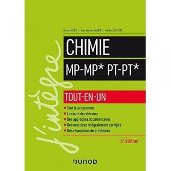 Chimie tout-en-un MP/MP*-PT/PT* - 5e éd (J'intègre)