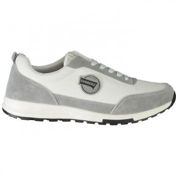 Carrera White Polyester Sneakers - Male, Size 10 US (EU43), Lace-Up