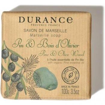 Durance Handseife mit Pinie und Olivenholz 100g