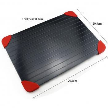 Quick Defrosting Plate with Anti-Slip Base