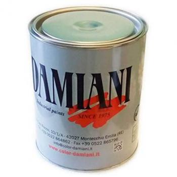 Smalto 1kg Base Nitro Sintetico Damiani Opaco Colore Grigio Platino RAL 7036