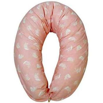 Cuscino per allattamento HOBEA-Germany rosa piume