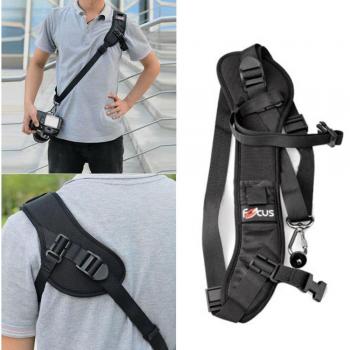 Sangle de soutien Focus F‑1 anti‑glissade rapide pour appareil DSLR