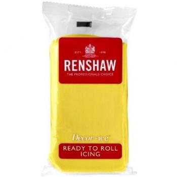RENSHAW FONDANT ICING 250G PASTEL YELLOW