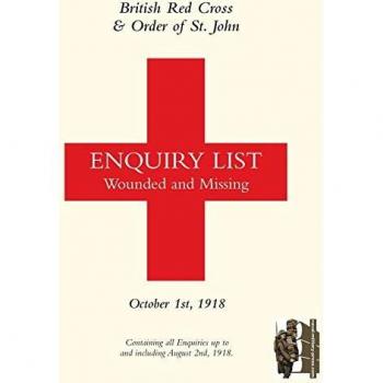 British Red Cross and Order of St John Enquiry List for Wounded and Missing - [Version Originale]