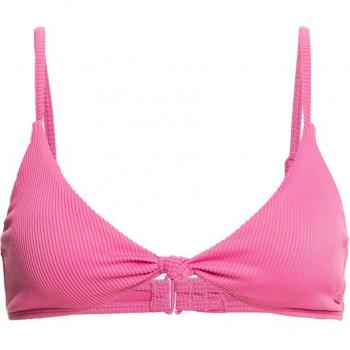Roxy Love The Surf Knot Bikini Top - Pink Guava - Women's Swimwear