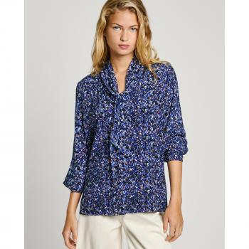 Blusa Arisa de manga larga en azul celeste – Pepe Jeans