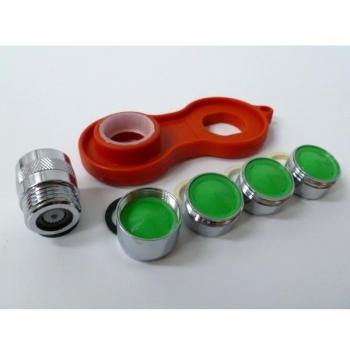AGUA KIT AHORRO LATON CROMADO SANEAPLAST -- 323348