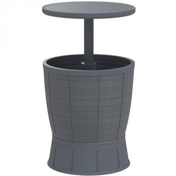 Outsunny Cool Bar Mesa Nevera 3 en 1 para Exterior 41 L