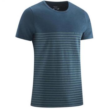 Edelrid Herren Kletter T-Shirt aus Baumwolle, Blau, Größe S