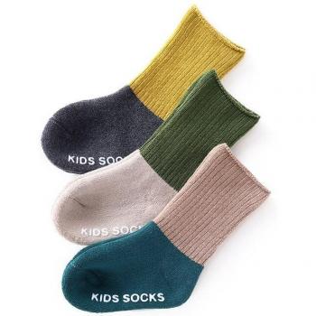 Calcetines Espesos de Terry para Niños y Recién Nacidos, Paquete de 3 Pares