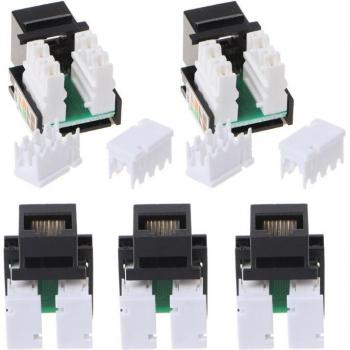 Katze5E RJ45 Netzwerk‑Modul (5 × Stecker) – 2022