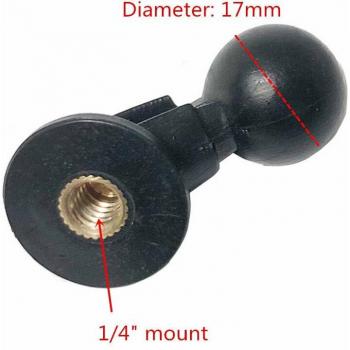 17mm Ball Head Adapter for Tripod Mount Holder