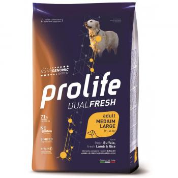Dual Fresh Adult Medium/Large Buffalo Lamb & Rice - 2,50KG