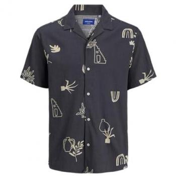 Jack & Jones Regular Fit Freizeithemd „LUKE“ – Anthrazit, Herrengarnitur M
