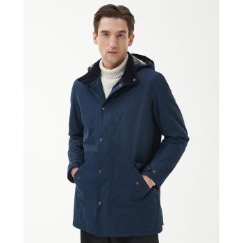 Barbour - Chaqueta larga con capucha para hombre