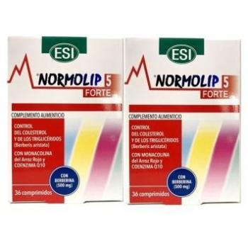 Normolip 5 Forte 36 Comprimidos + 36 Comprimidos Duplo Promocion ESI