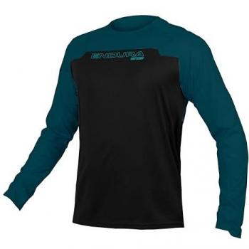 Endura MT500 Burner Enduro Maglia Uomo Manica Lunga Barra Blu – S