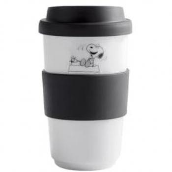 KAHLA „Peanuts“-Tasse für unterwegs – 0,4 l, einwandig, Made in Germany
