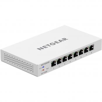 Netgear GC108P - Switch Gigabit Ethernet de 8 Puertos PoE+ con gestión Insight Smart Cloud