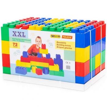 WADER Qualitätsbausteine XXL 72 Stück Spielset