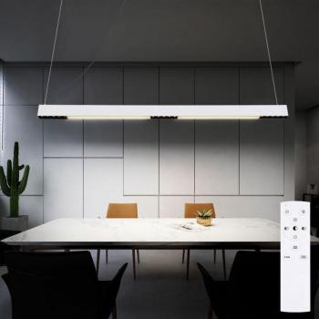 Globo LED Hängeleuchte – Esszimmerlampe, Wohnzimmerleuchte, Tageslicht 34W, 1300lm, 3000‑6000K, RGB Farbwechsel, dimmbar, CCT, Fernbedienung