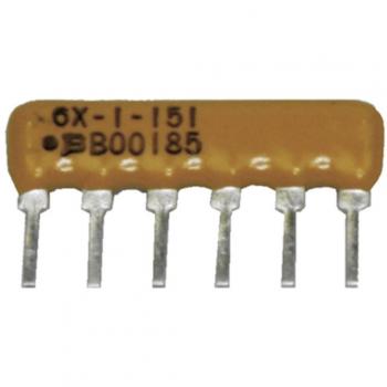 Bourns 4606X-101-472LF Resistor Ladder 4.7 kΩ SIP-6 Through-Hole 0.2 W