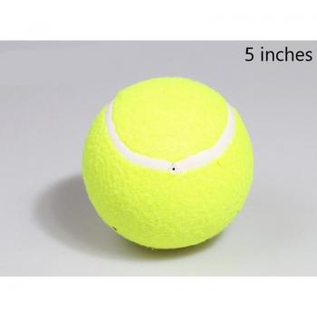 Tenis Mascota 5 Pulgadas Inflable de Goma Amarilla/Red