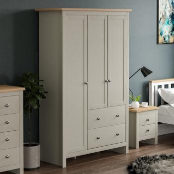 Arlington 3 Door 2 Drawer Wardrobe