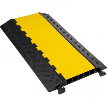 VEVOR 5‑Slot Rubber Traffic Speed Bump – Driveway Cable Guard