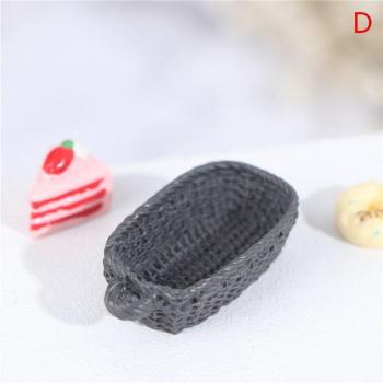 1:12 Dollhouse Mini Resin Food Storage Basket