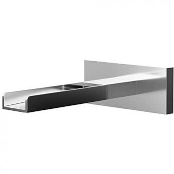 Wholesale Domestic Polished Wall Mounted Square Narrow Waterfall Bath Spout