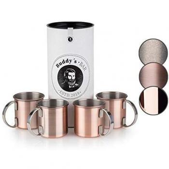 Buddy's Becher - Moscow Mule, 450 ml, Edelstahl, Kupfer Antik