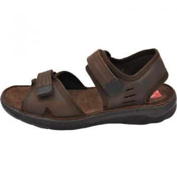 Sandalias de Hombre Fluchos Marrón Negro con Plantilla Acocchad