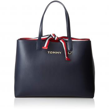 Tommy Hilfiger - Iconic Tote, Bolsos totes Mujer, Azul