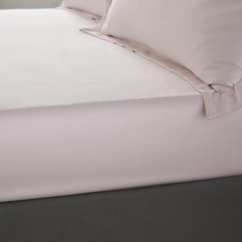 Catherine Lansfield Deep Blush Silky Soft Satin Fitted Sheet