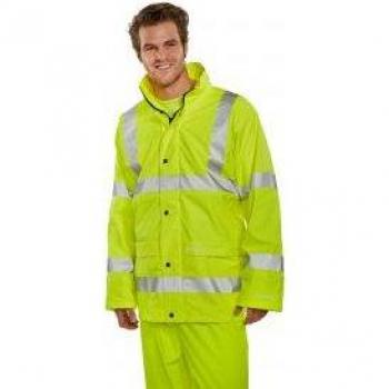 B-Seen Breathable Jacket with Reflective Stripes, Size XL, Style SY