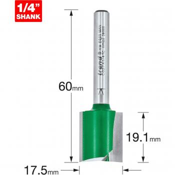 Trend CRAFTPRO 19.1mm Two Flute Straight Router Cutter