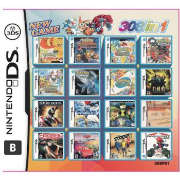 Cartucho multi-juegos para Nintendo DS/3DS/2DS