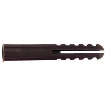 Rawlbolt Plastic Anchors M10 x 100mm Brown, Set of 100 for Screws 10-14mm