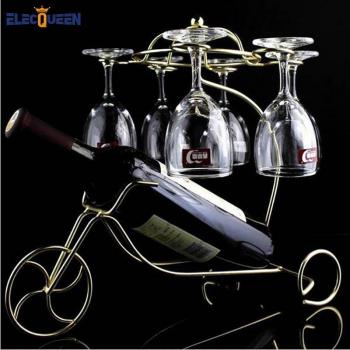 Hanging Upside Down Wine Glass Display, Bronze