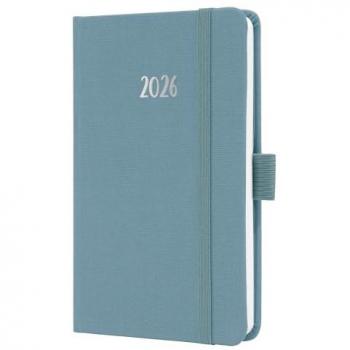 Sigel Jolie Wochenkalender 2026 – Hardcover, Powder Blue, A6