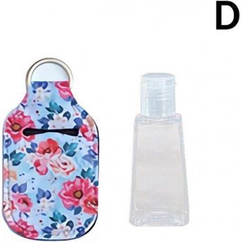 Désinfectant pour les mains voyage bouteille silicone porte-clés