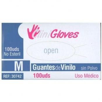 CliniGloves Guante Vinilo sin Polvo Talla XL 100uds